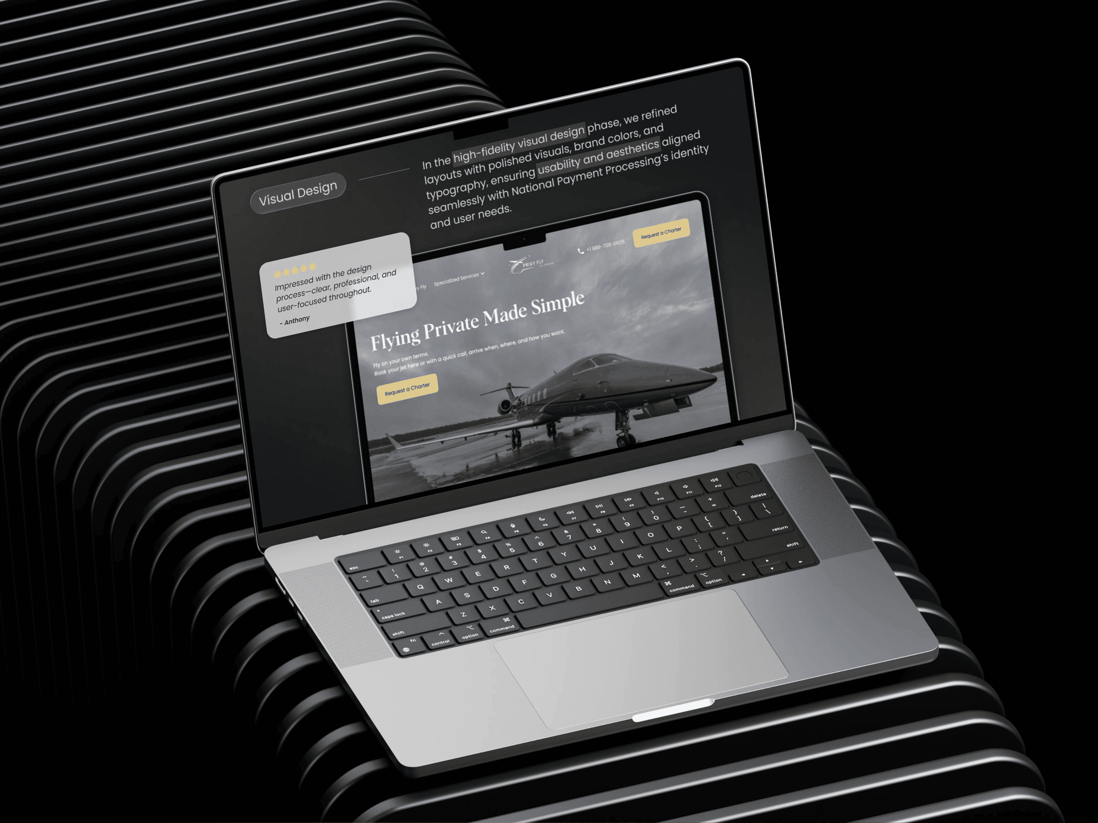 Private Charter Jet Problem Concept